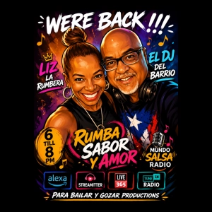 RUMBA SABOR Y AMOR ..JUNE 10 2026 / EL DJ DEL BARRIO ..LIZ LA RUMBERA / MUNDO SALSA RADIO