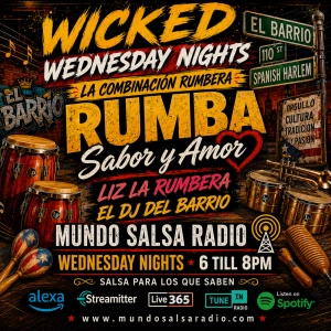 RUMBA SABOR Y AMOR ..JULY 29 2026..EL DJ DEL BARRIO..LIZ LA RUMBERA