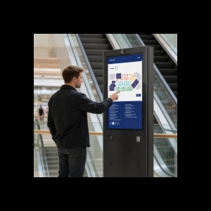 Digitale Besucherlenkung durch Wayfinding Infoscreens und Kiosk-Systeme