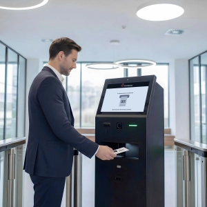 Wie funktioniert ein Self-Check-in Automat?