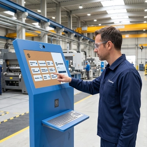 Digitale Besuchersteuerung für moderne Logistik und Produktionsstandorte