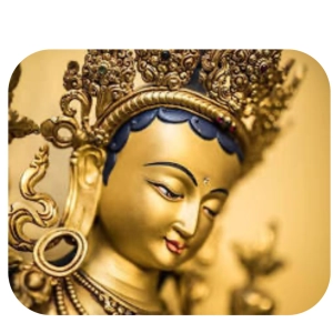 Reaching Bodhisattva and the Surrounding Mountains