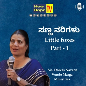 ಸಣ್ಣ ನರಿಗಳು | Little foxes | Part 1 | Sis. Dorcas Naveen