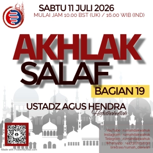 Ustad Agus Hendra | Fikih Muyassar | Pembahasan Ensiklopedi Salaf | Bagian 19
