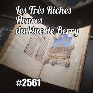 Les très riches heures du Duc de Berry : la visite à Chantilly - Medieval Manuscript Exhibition (French Cultural Heritage)