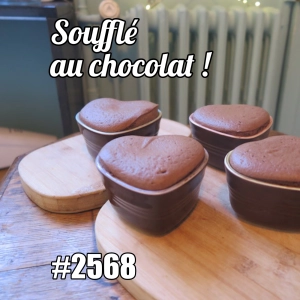 Soufflé au chocolat - French Dessert Recipe (Chocolate Soufflé)