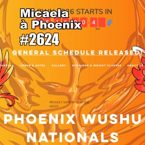Micaela en vrai à Phoenix (Phoenix Wushu Nationals, USA)