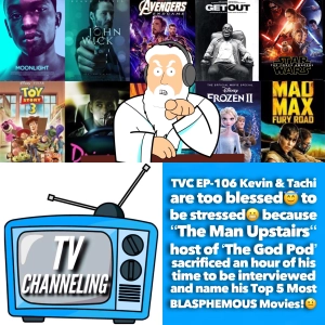 We interview “The Man Upstairs“ 😇 host of ‘The God Pod’ & he counts down the Top 5 Most Blasphemous films.😈