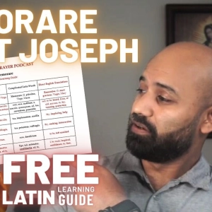 Memorare of St Joseph in English and Latin | FREE Latin Learning Guide (Audio Only)