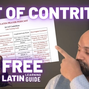 (Audio Only) Act of Contrition in Latin | Learn the Prayer Line by Line