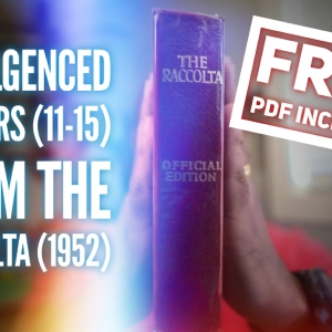 Indulgences of The Raccolta (1952) | Prayers 11-15