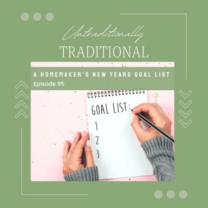 A Homemaker's New Years Goal List