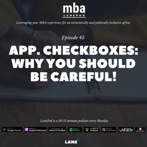 L045: Application Checkboxes - Why You Should be Careful