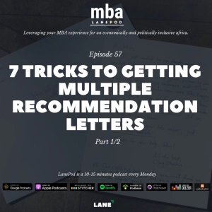 L057: 7 Tricks to Getting Multiple Recommendation Letters (1/2)