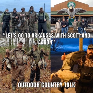 "Let's go to Arkansas with Scott and Aaron"
