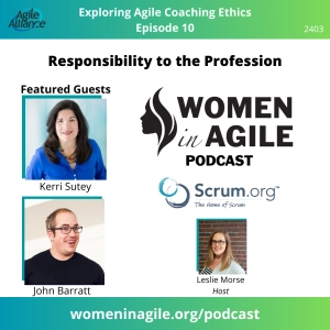 Code of Ethics Series - Commitment 9: Responsibility to the Profession  - Kerri Sutey and John Barratt | 2403
