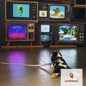 13% now consume podcasts most on the TV
