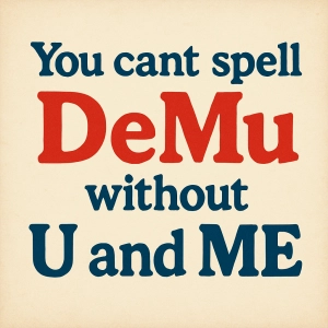 you cant spell DeMu without U and ME