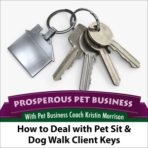 Episode 109. How to Deal with Pet Sit & Dog Walk Client Keys