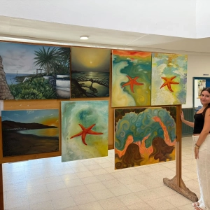 Samantha Torres acerca su mirada artística a Fuerteventura con la exposición ‘Latitud 28’