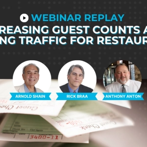 Increasing guest counts and driving traffic for restaurants