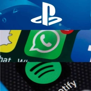 Playstation, Whatsapp e Spotify