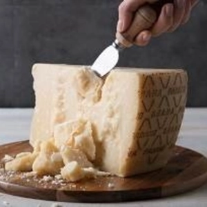 Crema de champiñones y queso Grana Padano