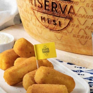 Croquetas de patata y queso Grana Padano Riserva