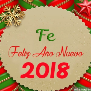 Con ocasión del Año Nuevo