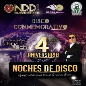 CD Conmemorativo 4° Aniversario de Noches de Disco de NRG