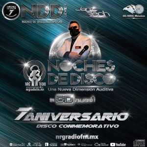 CD Conmemorativo 7° Aniversario de Noches de Disco de NRG Radio FM