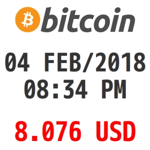 Bitcoin y Criptomonedas 04 FEB/2018 08:34 PM