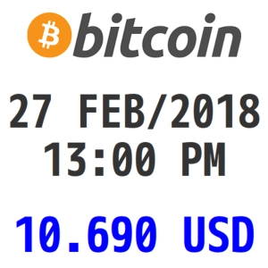 Bitcoin y Criptomonedas 27 FEB/2018 01:45 PM