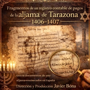 Registro contable de la Aljama de Tarazona (1406-1407) conservado en Jerusalém