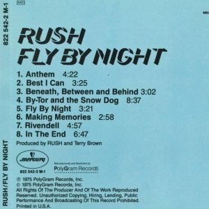 RUSH - Fly By Night (full album)