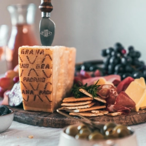 Quiché de calabacín y queso Grana Padano