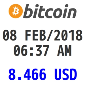 Bitcoin y Criptomonedas 08 FEB/2018 06:37 AM
