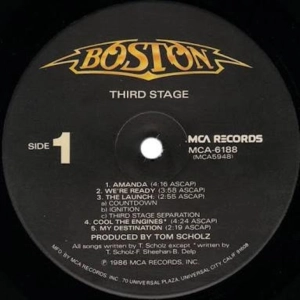 BOSTON - Third Stage (album vinyl-rip)