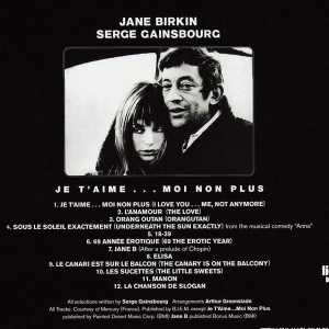 JANE BIRKIN & SERGE GAINSBOURG - Je T'aime... Moi Non Plus (vinyl rip)
