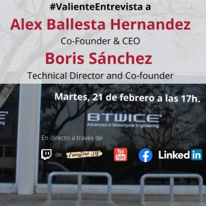 Valiente Entrevista a Boris Sánchez, Co-Founder de BTWICE
