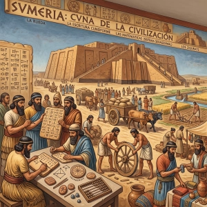 2158 - Los Sumerios: El nacimiento de la escritura y las matemáticas formales, eventos que dieron comienzo a la Historia