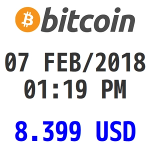 Bitcoin y Criptomonedas 07 FEB/2018 01:19 PM