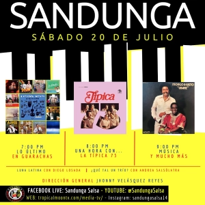 Sábado 20 de Julio, 2024 (Lo último en Guarachas, Una hora con LA TÍPICA 73, y mucho más...)
