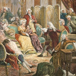 El salón, escaparate de la buena sociedad