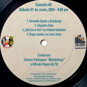 Sábado 01 de Junio, 2024 (SANDUNGA EMISIÓN ESPECIAL EPISODIO 63 con Fernando España y Alejandro Ulloa)