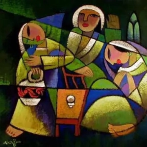 Rafa Pascual,Jesús, Marta y Maria (C, Ordinario 16)