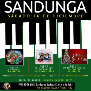 Sábado 16 de Diciembre, 2023 (Lo último en Guarachas; David Cedeño y SIMULACRO NAVIDEÑO)