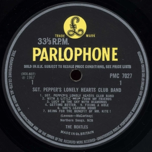 THE BEATLES - Sgt. Peppers Lonely Hearts Club Band (vinyl, Side 1-2)