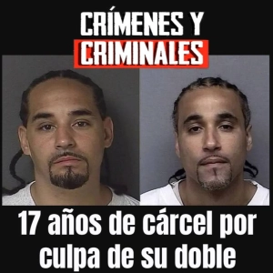 17 años de cárcel por culpa de su doble
