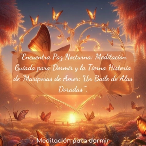 77. Encuentra Paz Nocturna: Meditación Guiada para Dormir y la Historia "Mariposas de Amor: Un Baile de Alas Doradas"